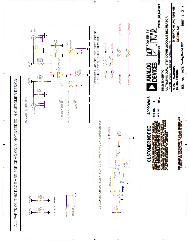 Analog Devices DC3089A Dual 14A or Single 28A µModule Regulator 18