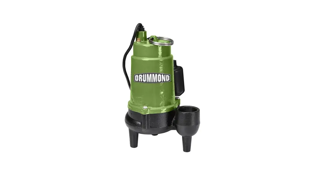 Drummond 58009 3 Or 4 Hp Submersible Sewage Pump Owner's Manual