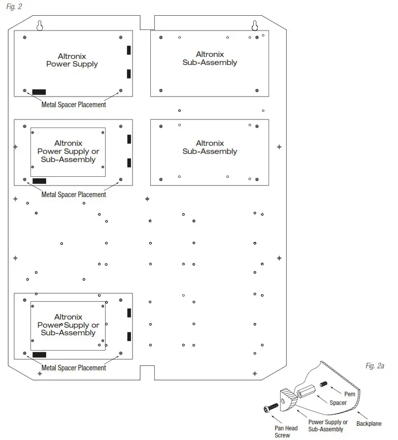 Altronix Trove2SH2, TSH2, Trove3SH3, TSH3, TROVE Access and Power Integration - Fig1