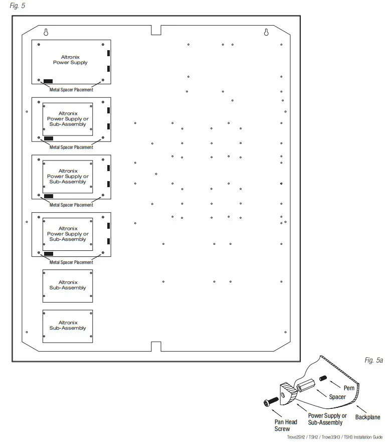 Altronix Trove2SH2, TSH2, Trove3SH3, TSH3, TROVE Access and Power Integration - Fig4