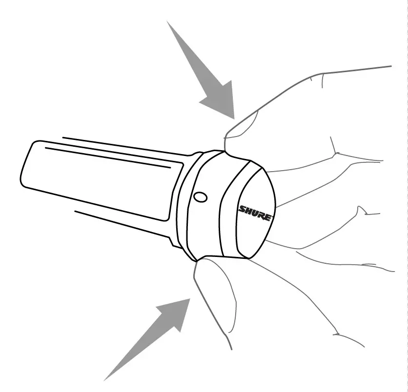 SHURE BLX Wireless System - available as an optional accessory