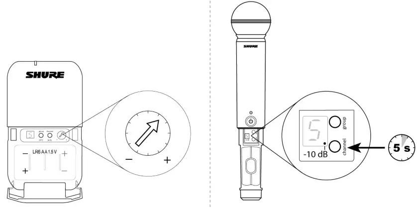 SHURE BLX Wireless System - sound is too faint or distorted