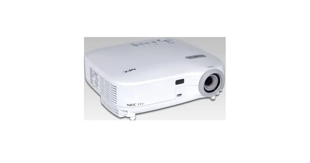 Nec Vt470 Digital Video Projector User's Manual