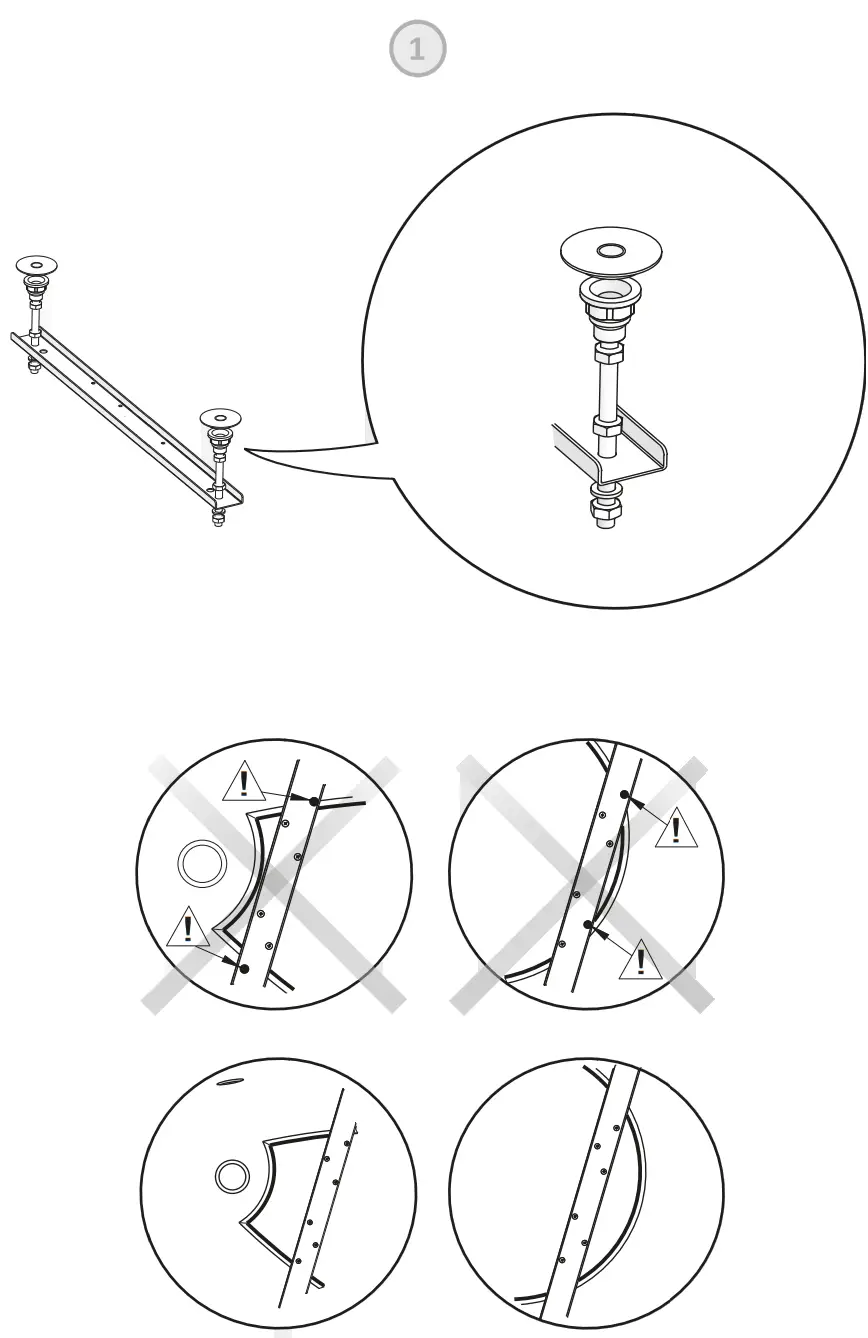cersanit 63348 Santana 140x70 Bathtub fig 2