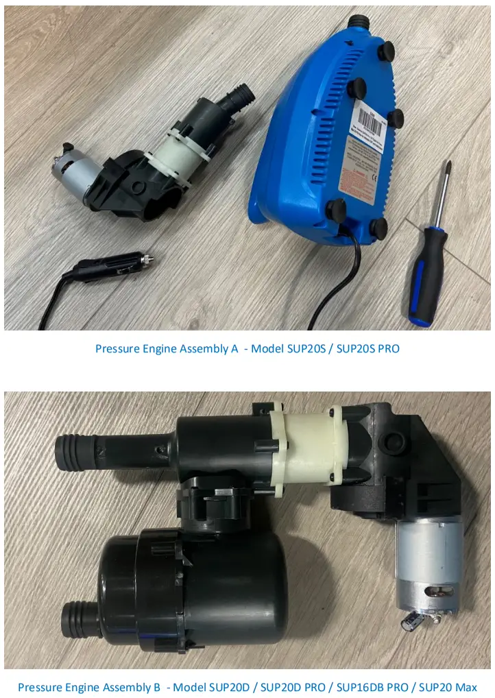 SEAMAX MARINE SUP20S PRO Intelligent 20PSI Electric Air Pump Bring the pump