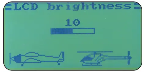 JAMARA FCX6 Pro Transmitter - LCD brightness