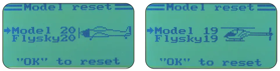 JAMARA FCX6 Pro Transmitter - Model reset