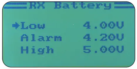 JAMARA FCX6 Pro Transmitter - RX Battery