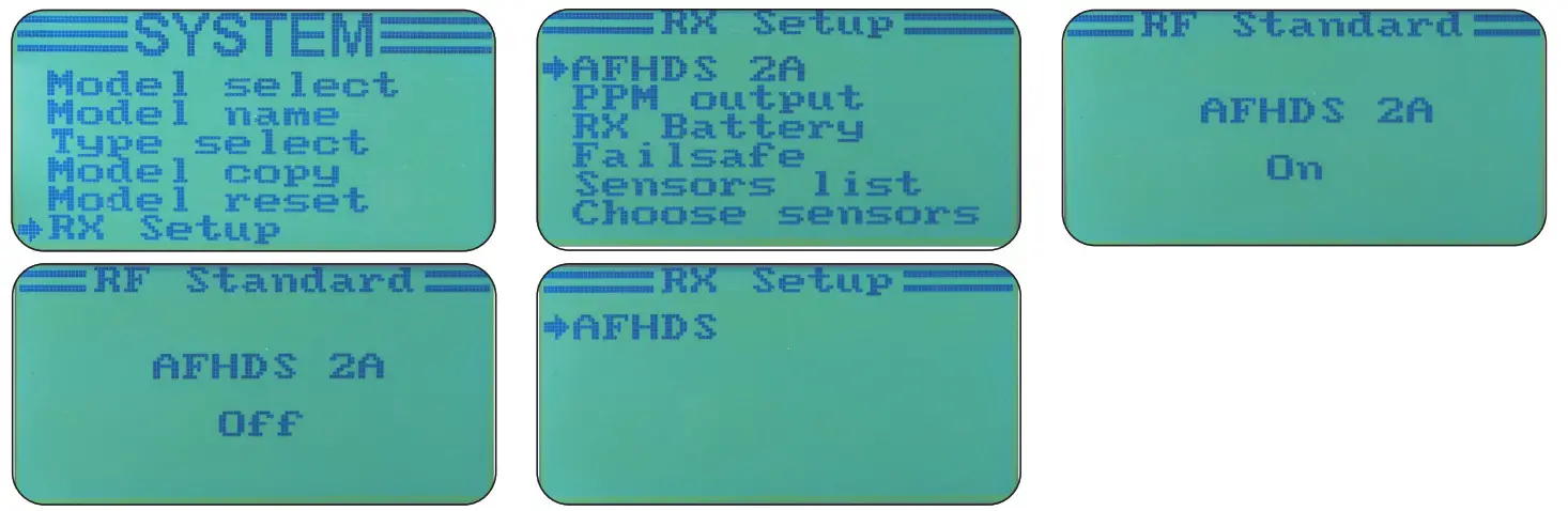JAMARA FCX6 Pro Transmitter - RX Setup