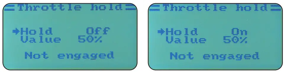 JAMARA FCX6 Pro Transmitter - Throttle hold