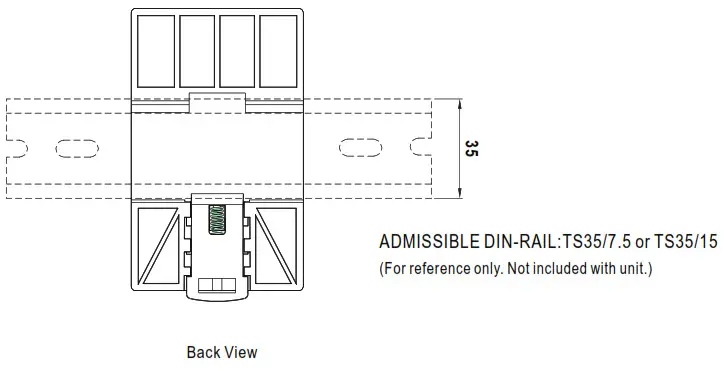 MW DDRH 60 Series 60W Ultra Wide Input DIN Rail Type DC DC Converter - Static Characteristics1