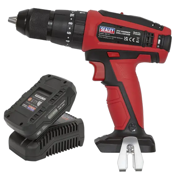 SEALEY-CP20VDD-20V-Ø13mm-Hammer-Drill-PRO