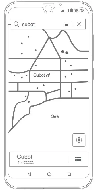 CUBOT R15 Smartphone - Map