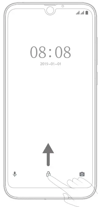 CUBOT R15 Smartphone - Screen lock