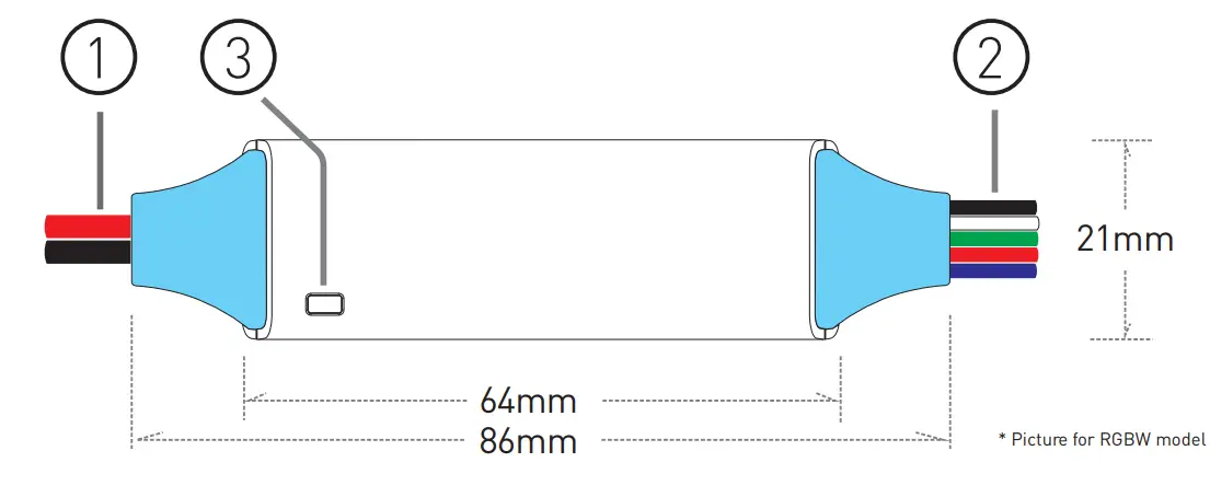 Rayrun MP10-40 LED Controller Umi Smart Wireless FIG 2