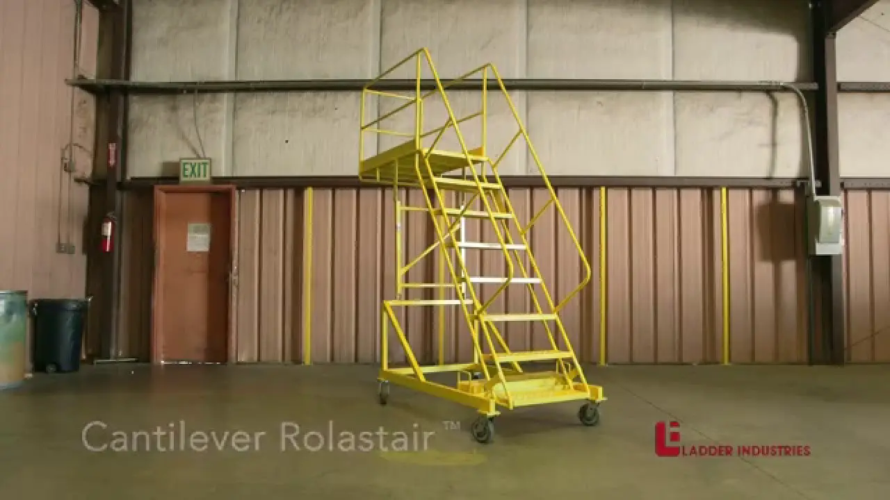 Uline 3-4 Step Rolling Safety Ladders Installation Guide