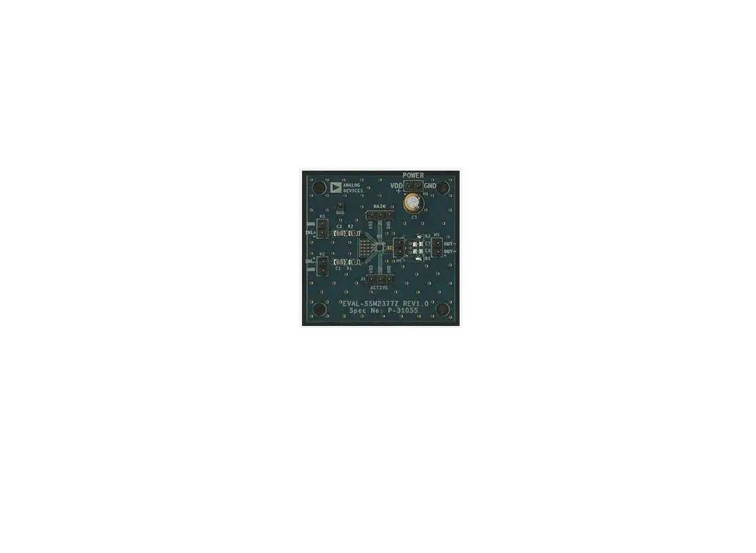 Analog Devices Ug-298 Evaluation Board User Guide Analog Devices Ug-298 Evaluation Board User Guide