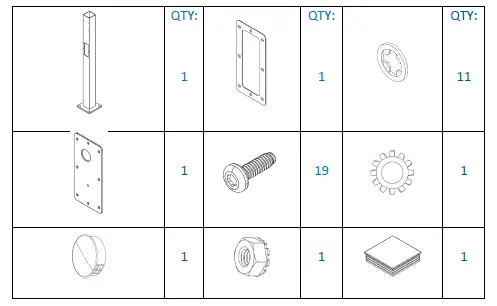 PHILIPS and TEMRO EVOCHARGE Concealed 4 Inch Pedestal-3