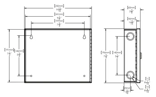 Mircom TX3-TOUCH-S15B-WR and TX3-TOUCH-S15S-WR Surface Mount Touch Screen - fig12