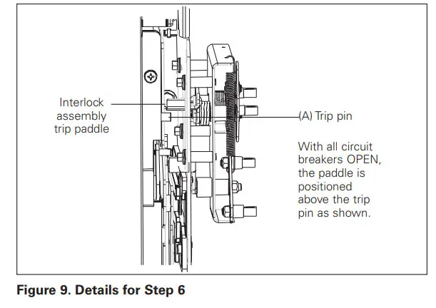 EATON IL0131079EN Installation and Removal Instructions for Series NRX NF Fixed Breaker three way Cable Interlock Kit - Figure 10