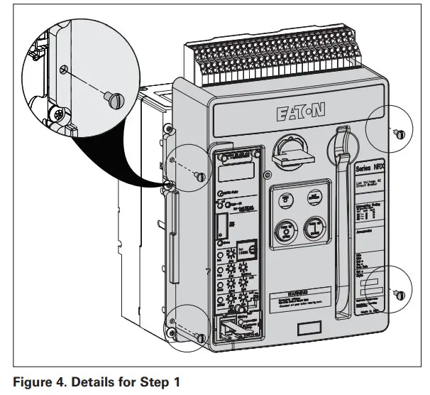 EATON IL0131079EN Installation and Removal Instructions for Series NRX NF Fixed Breaker three way Cable Interlock Kit - Figure 5