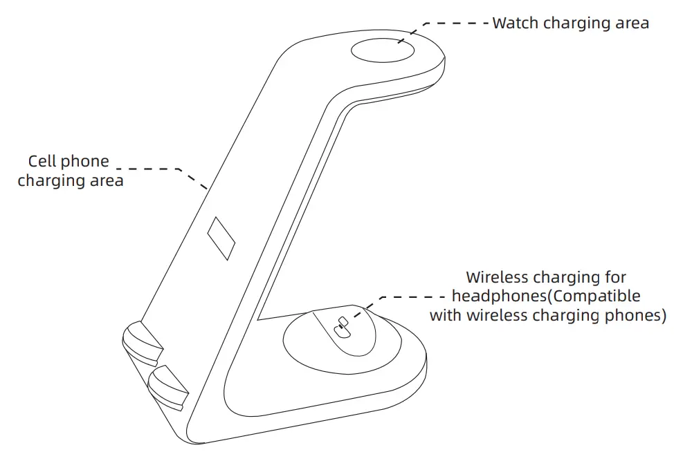 Chargers 3 In 1 Multifunction Wireless Charger - fig