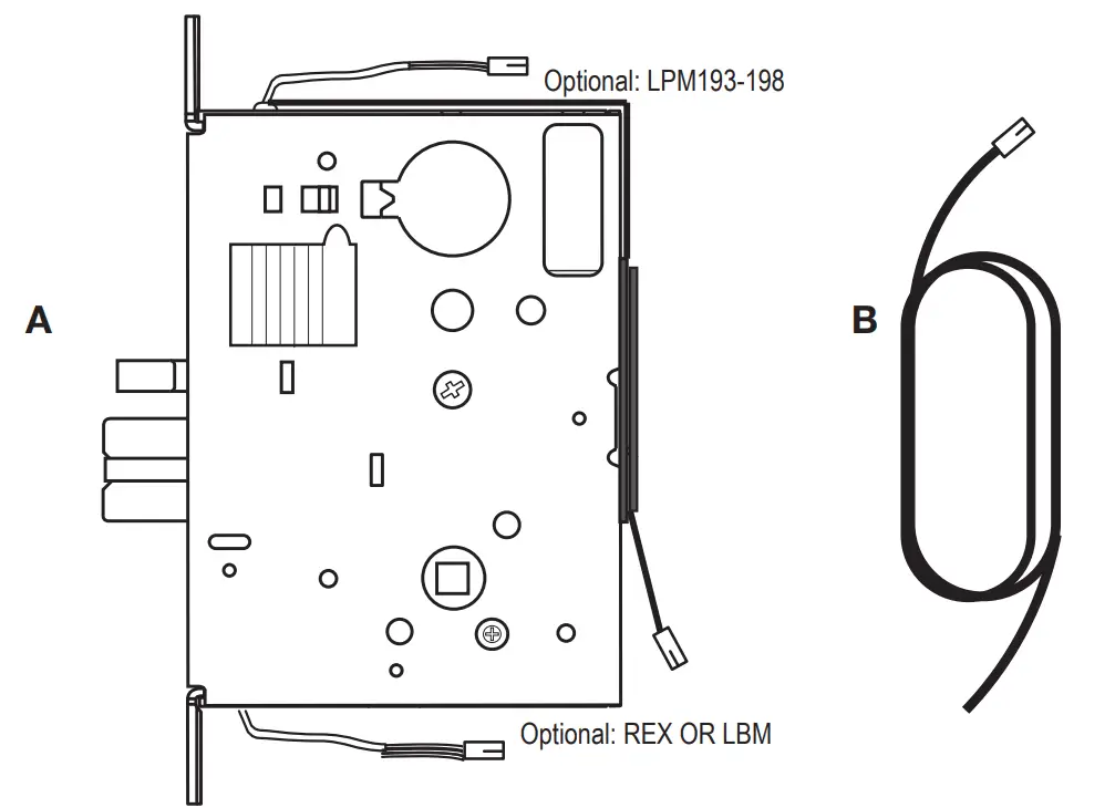 COMMAND ACCESS TECHNOLOGIES LPM190 Series Mortise Lock
