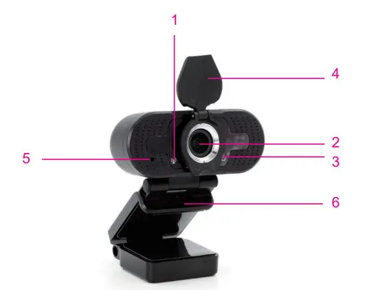 anko B08F5243S9 Web Cam With Privacy Screen