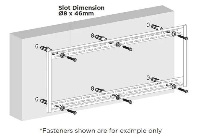 ATDEC AD WF 10090 Fixed Wall Mount 10090 - IMPORTANT INFORMATION 2