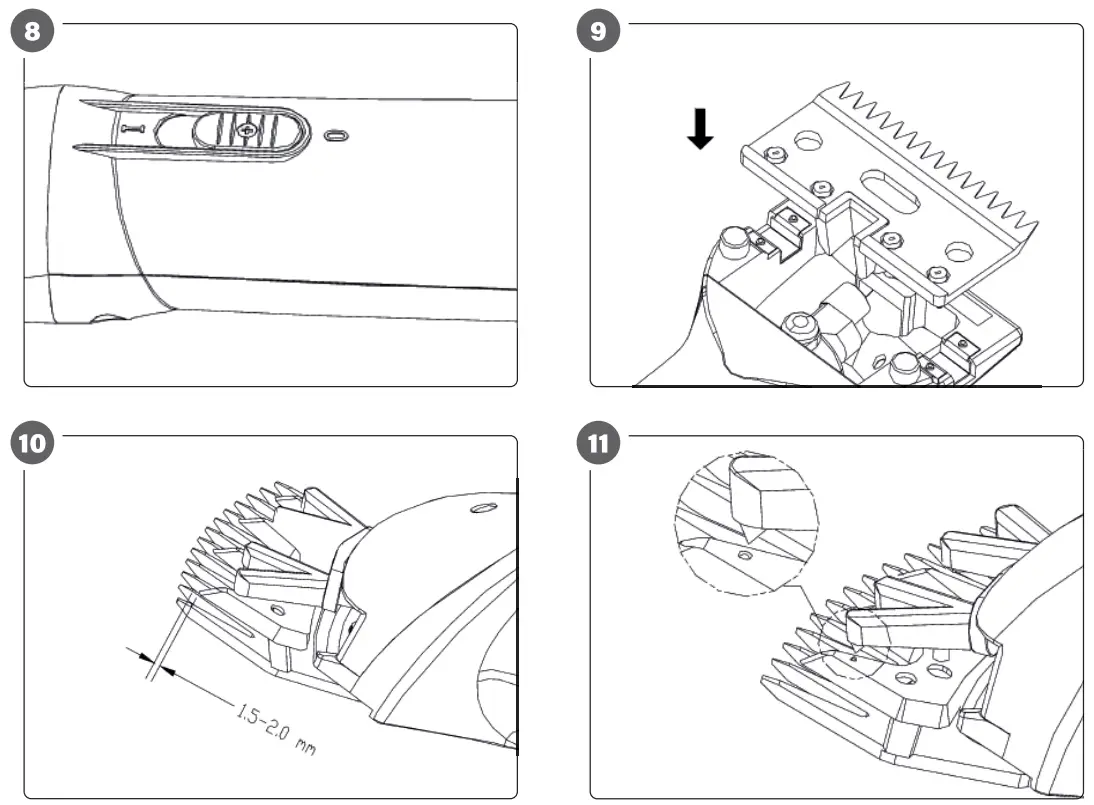 KAYOBA 021202 Horse Cattle Clipper - FIG 3