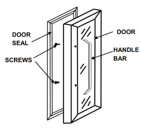 Whynter 4.2cu.ft. Cigar Cabinet Cooler and Humidor with Humidity Temperature Control - HANDLE BAR