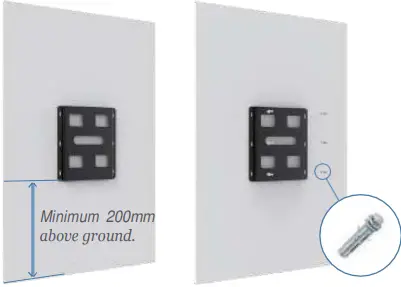 Single battery installation