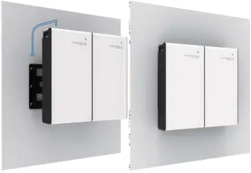 Multiple battery installation