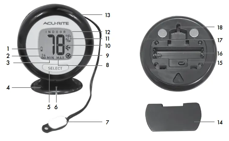AcuRite 00568SBDI Thermometer with Wired Sensor - Features & Benefits