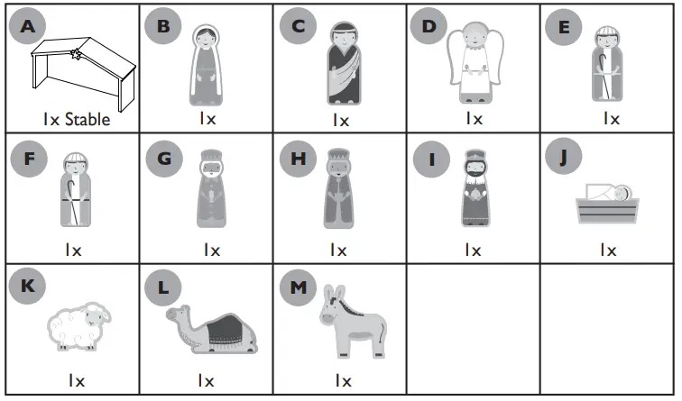 Great Little L5312 Bethlehem Nativity Scene -