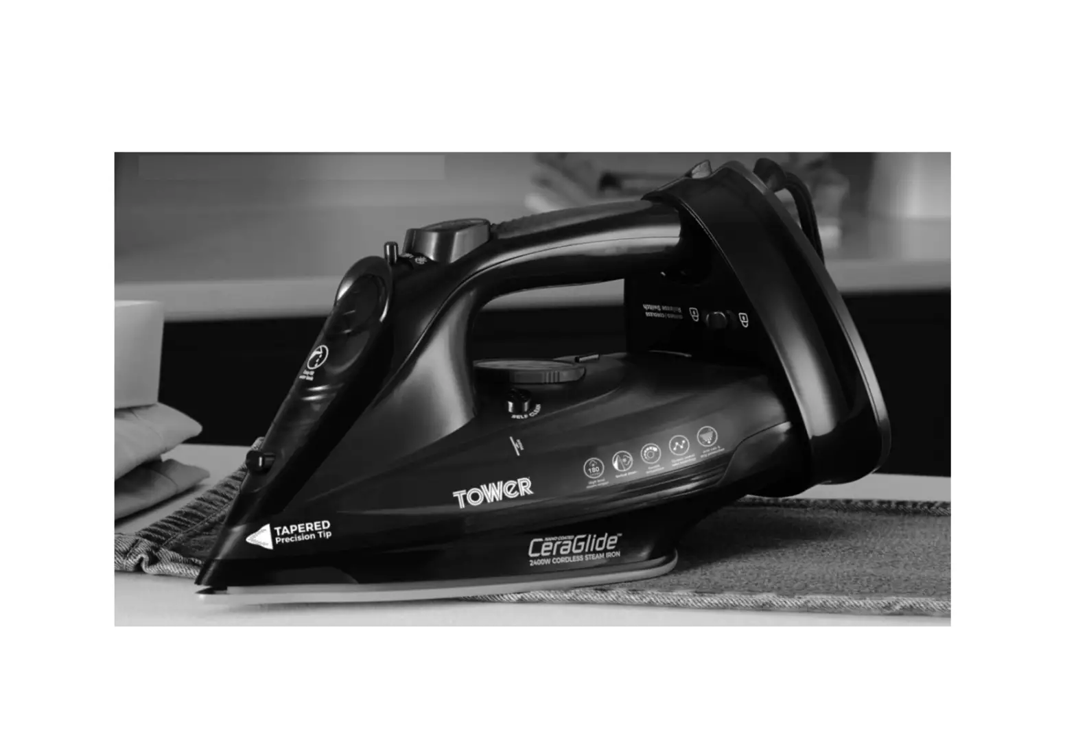 Tower Ceraglide 2 In 1 2400w Cord/ Cordless Steam Iron User Manual