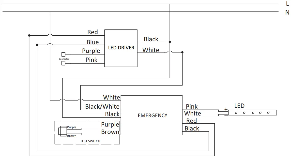Emergency Battery Unit Wiring Diagram