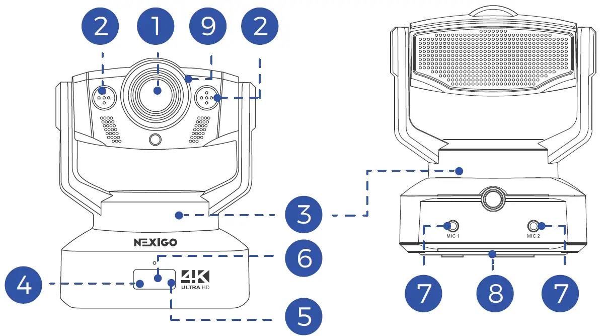 NEXIGO N990 4K PTZ Conference Camera 2