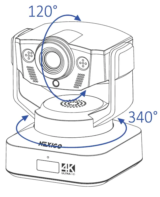 NEXIGO N990 4K PTZ Conference Camera 3
