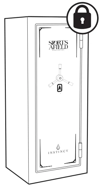 SPORTS AFIELD SA5529INS-BIO Biometric Instinct Series 30-Minute Safe - fig 11