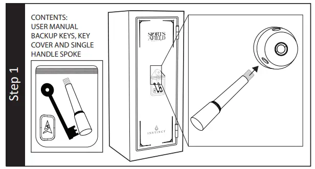 SPORTS AFIELD SA5529INS-BIO Biometric Instinct Series 30-Minute Safe - fig 2