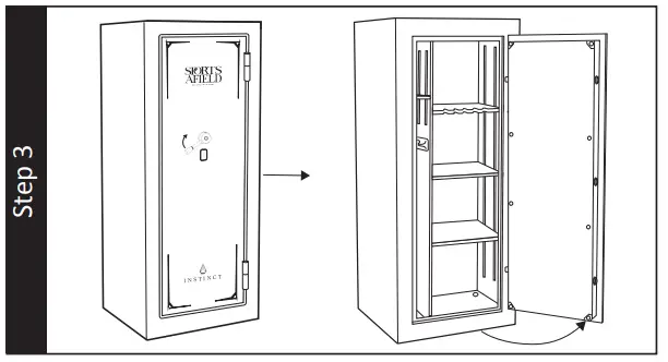 SPORTS AFIELD SA5529INS-BIO Biometric Instinct Series 30-Minute Safe - fig 4