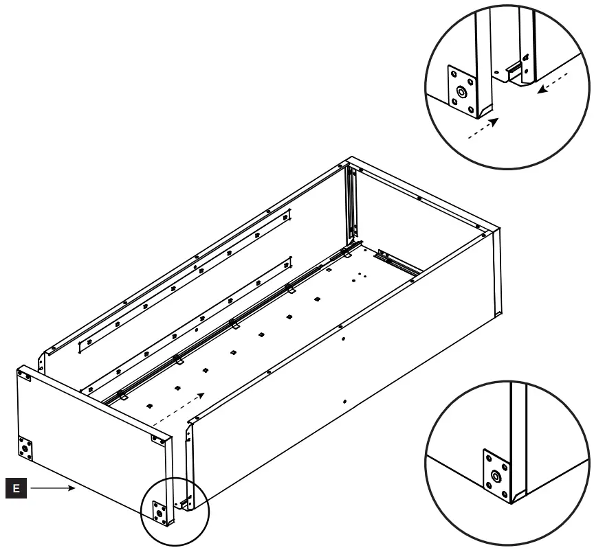 STEP 3 Attach bottom panel