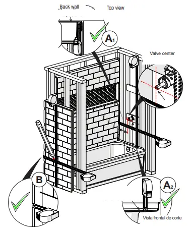 MANSFIELD LOW-6100-00 NexTile 30-in L x 60-in W x 60-in H 4-Piece White Fiberglass 13