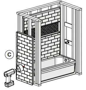 MANSFIELD LOW-6100-00 NexTile 30-in L x 60-in W x 60-in H 4-Piece White Fiberglass 14