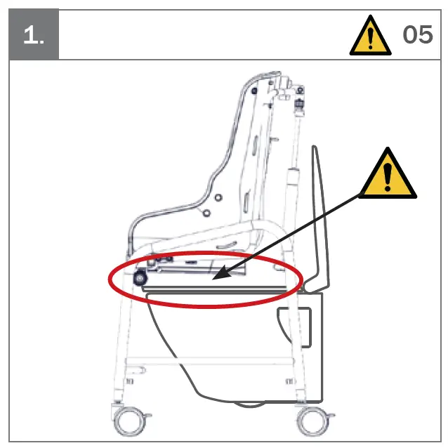 R82 Swan Toilet and Bathing Chair 10