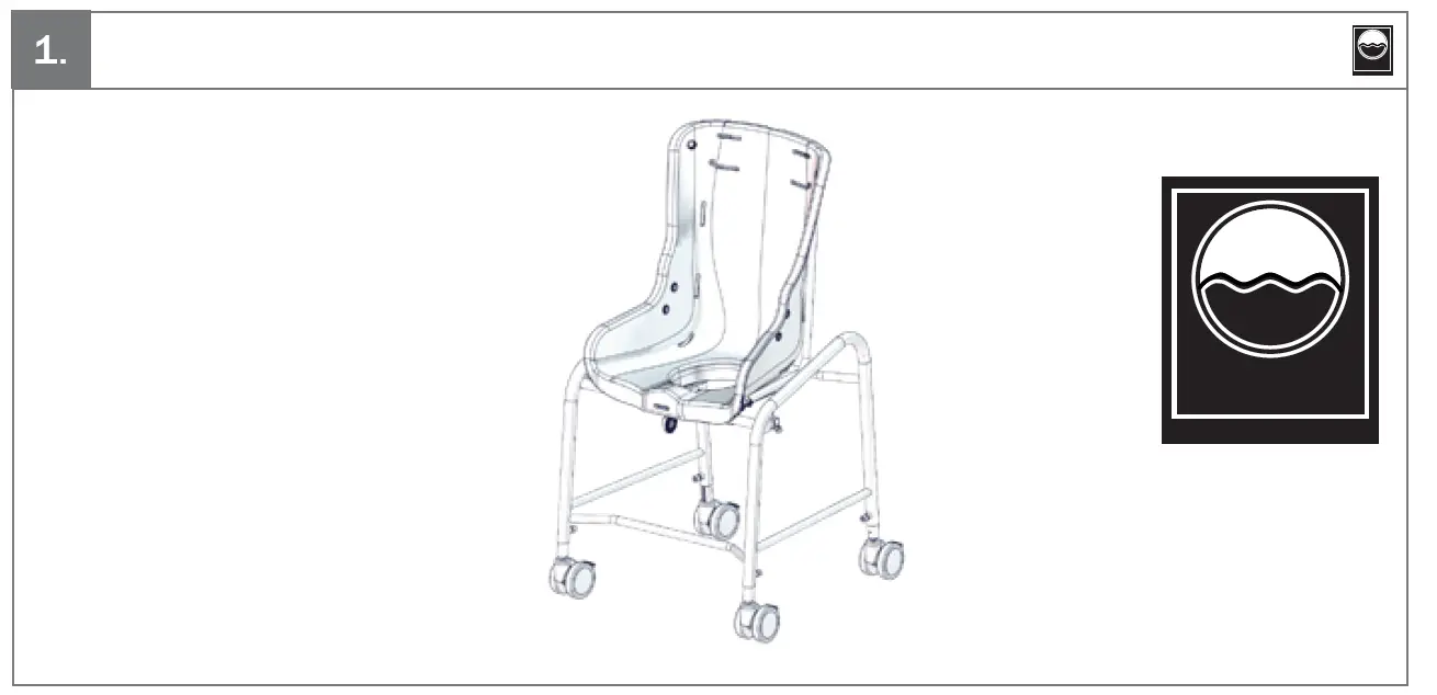 R82 Swan Toilet and Bathing Chair 14