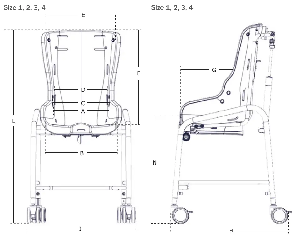 R82 Swan Toilet and Bathing Chair 16