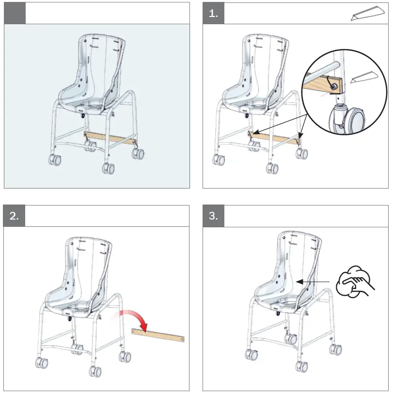 R82 Swan Toilet and Bathing Chair 2