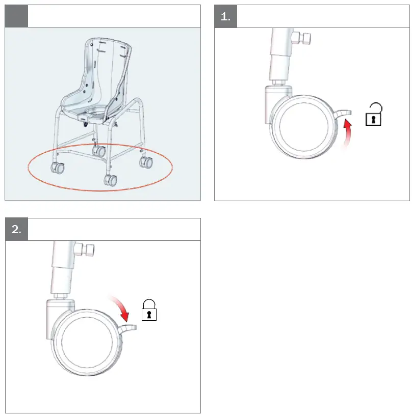 R82 Swan Toilet and Bathing Chair 3
